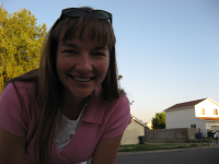 Me, the Happy Homemaker (taken by my son)