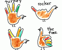 Turkeys by Mitra Farmand