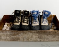 DIY Boot Storage