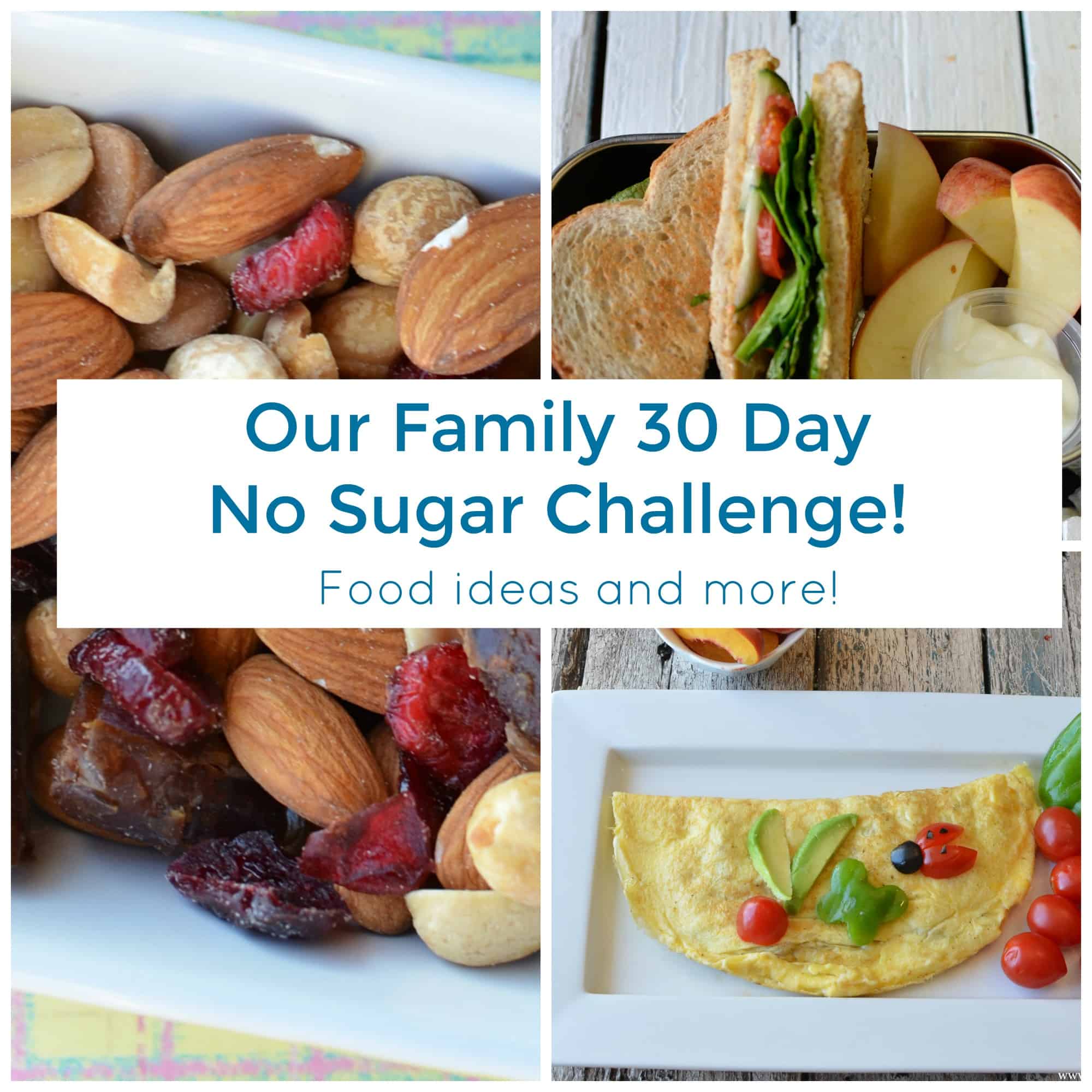 30 Day No Sugar Family Challenge With Food Ideas The Organized Mom