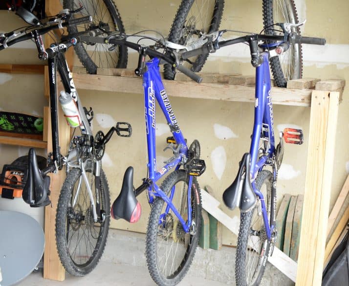 pallet bike rack