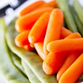 Carrots and green beans