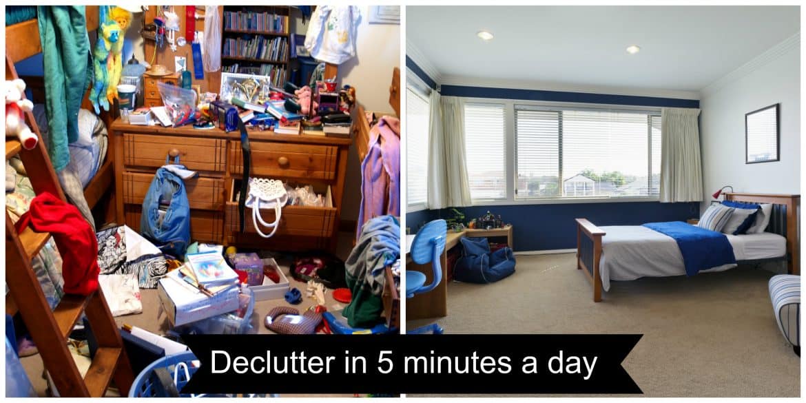 declutter in 5 minutes a day