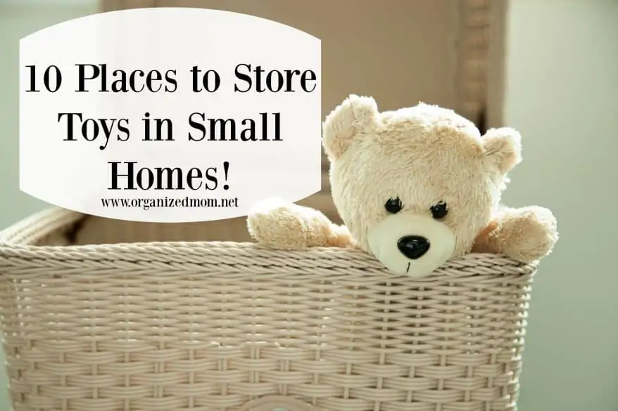 toy teddy bear in basket