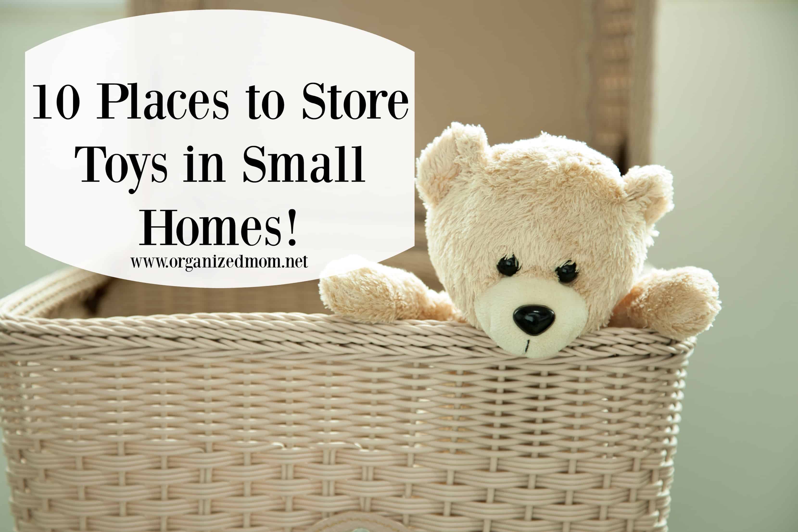 organize toys in small spaces