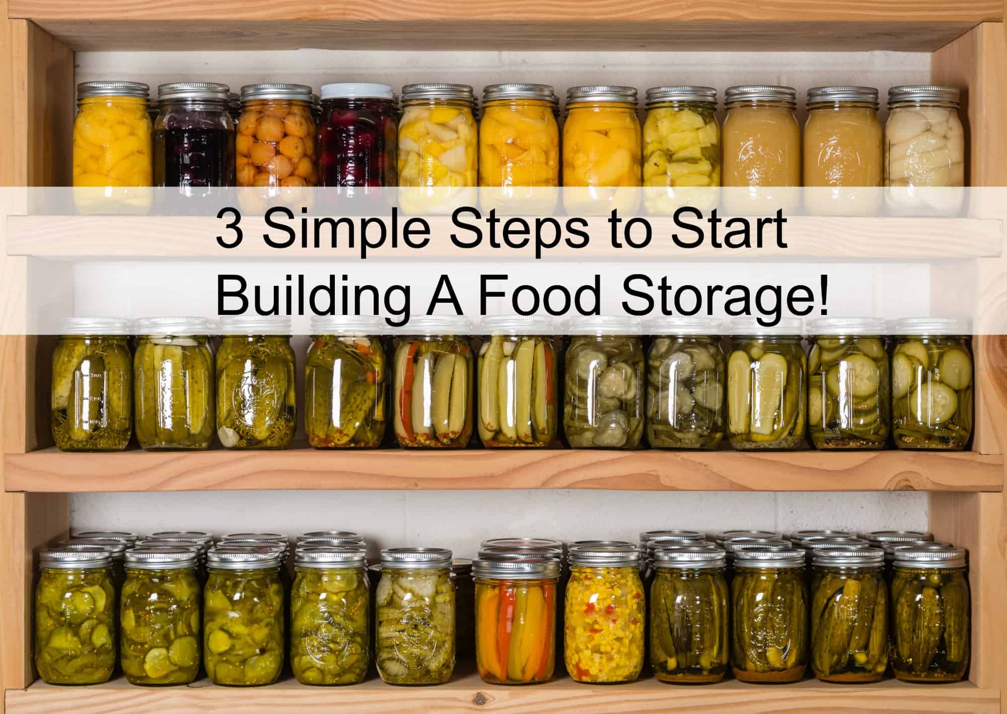 Easy DIY Canned Food Storage Anyone Can Build