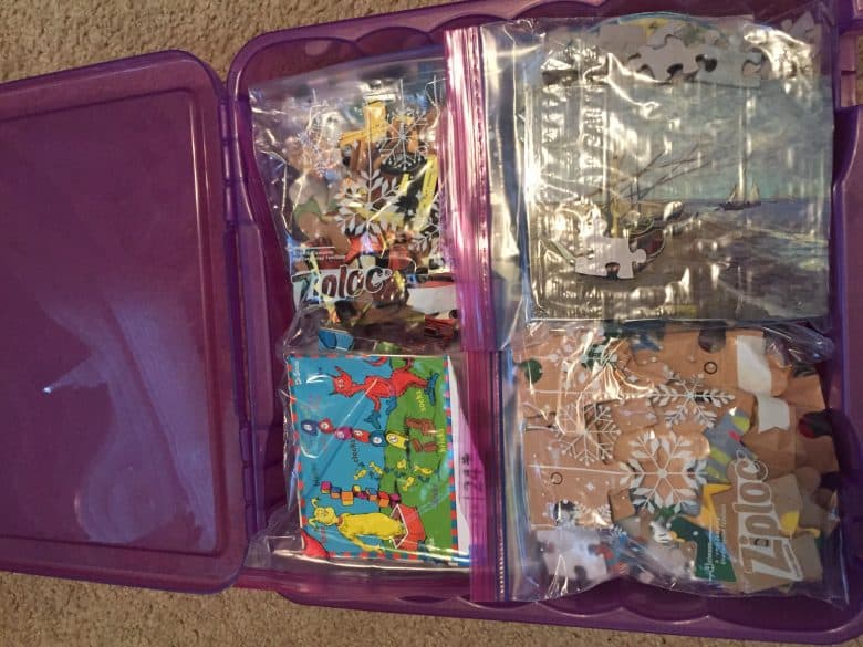 Compact Storage for Jigsaw Puzzles