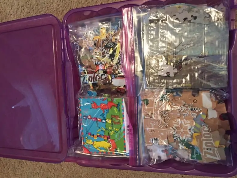 Compact Storage for Jigsaw Puzzles