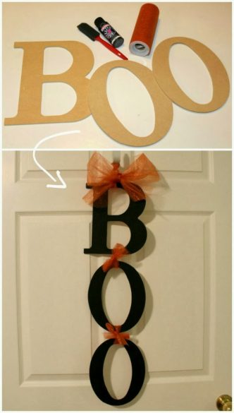 Halloween door decorations 