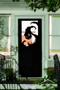 Halloween door decorations