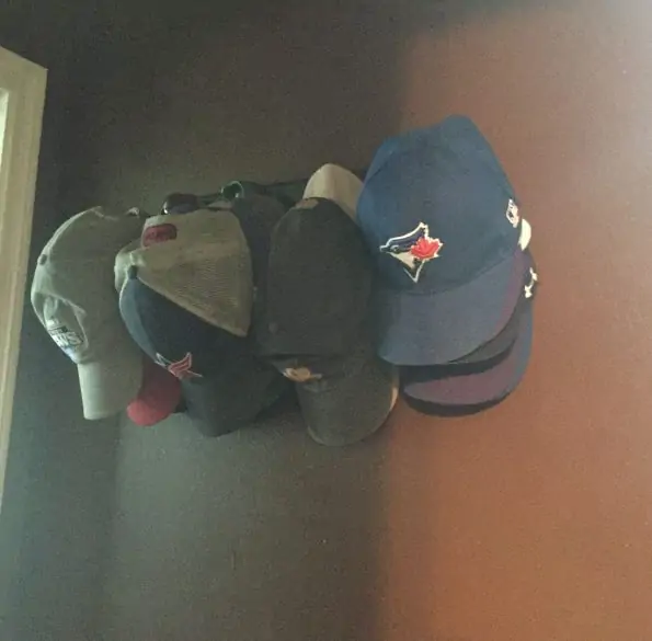 one of the simple solutions for hat storage