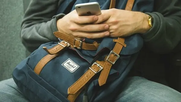 Backpack Flying with Kids