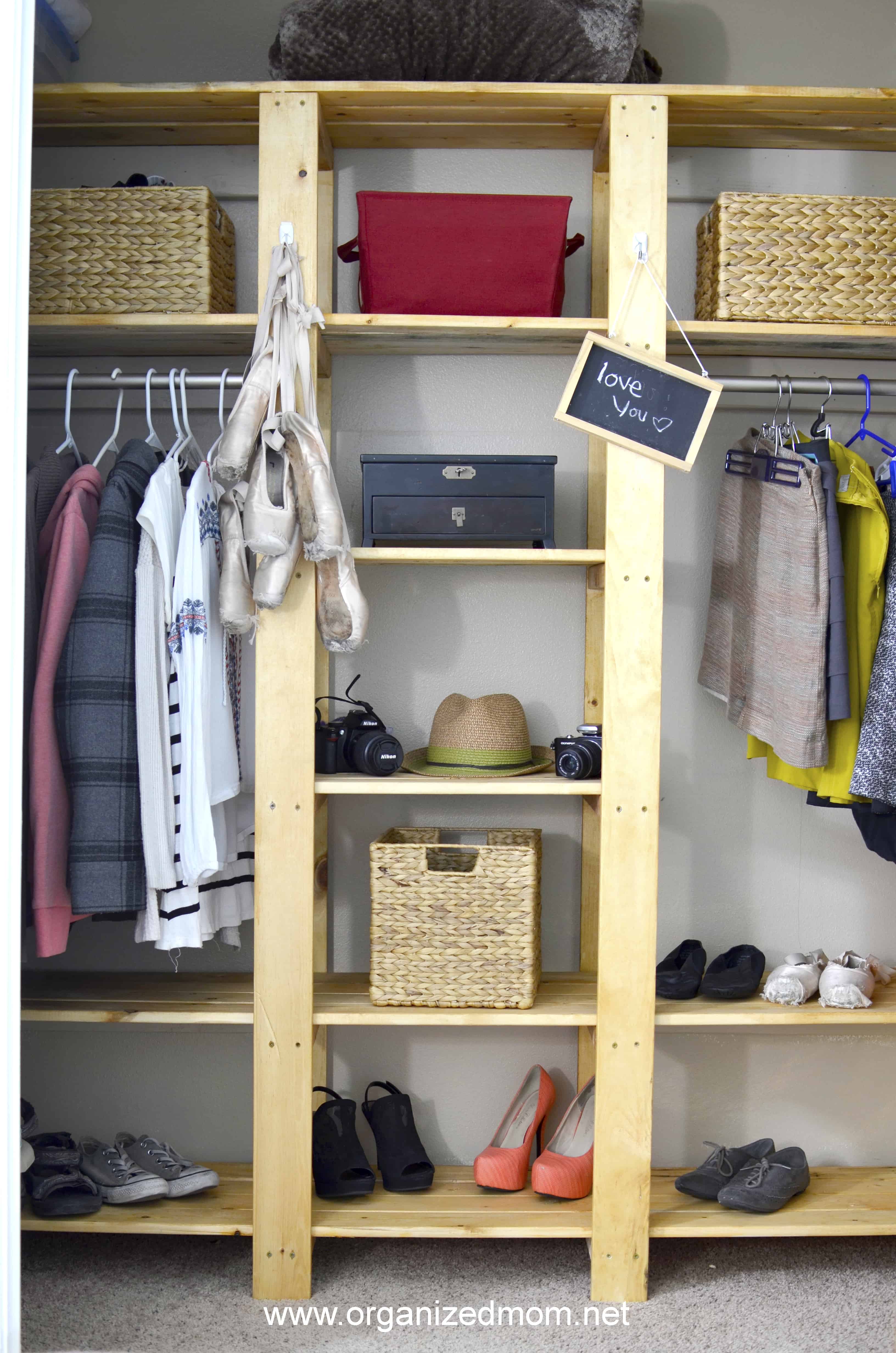 DIY closet makeover