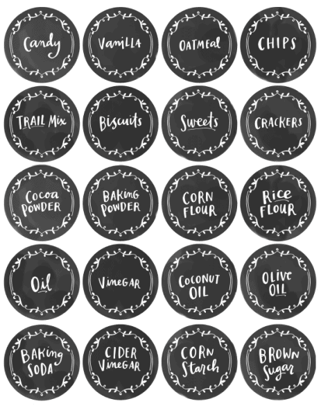 10 FREE Printable Pantry Labels to Whip Your Kitchen into Shape - The