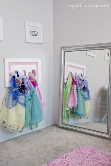 princess dress up rail