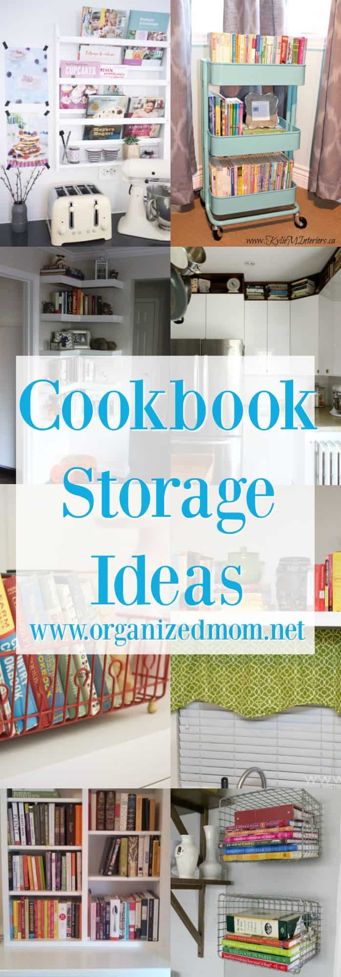 Home Decor - Storing cookbooks for organization, if you don't want to get rid of ANY! 