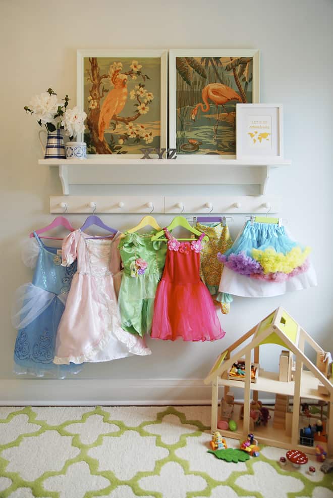 princess dress up rail