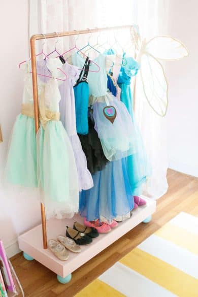 princess dress up rail