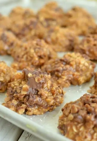 no-bake caramel cookies