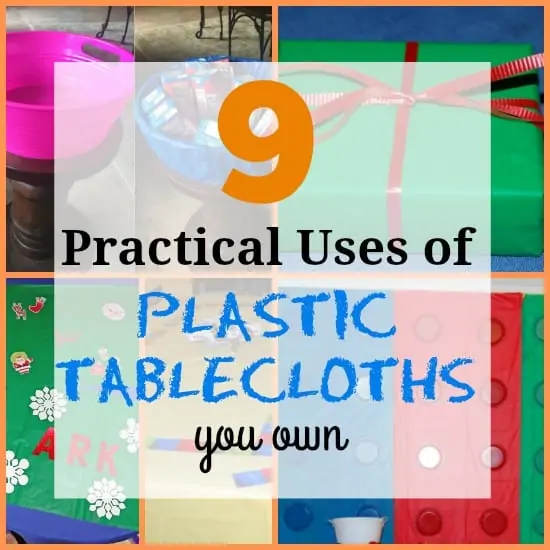 9 Unconventional Uses for Plastic Tablecloths