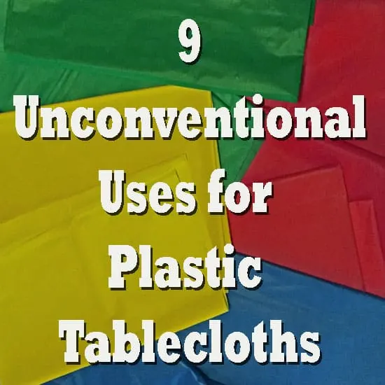 plastic tablecloths