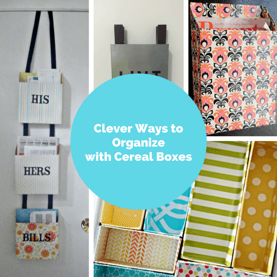 Clever Ways To Organize With Cereal Boxes The Organized Mom