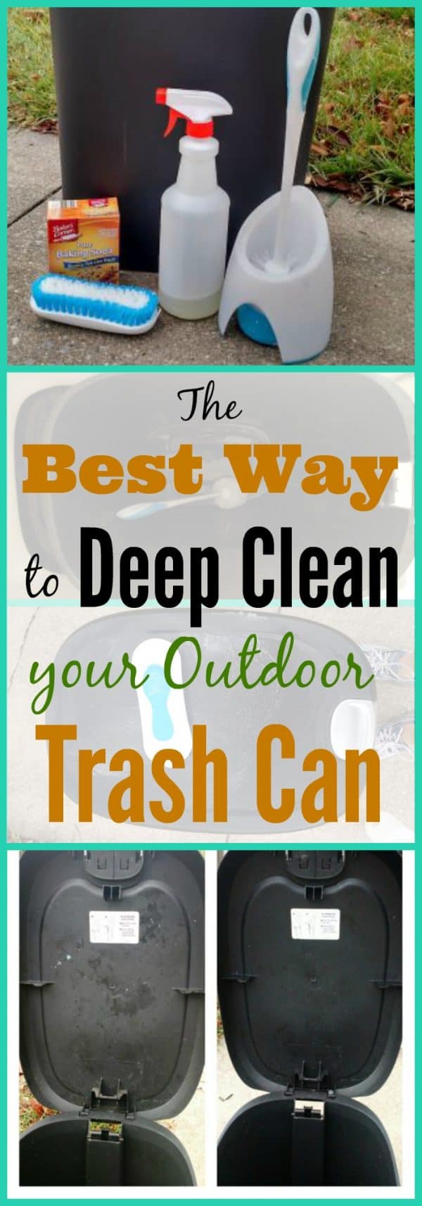 Deep Clean Your Trashcan The Organized Mom