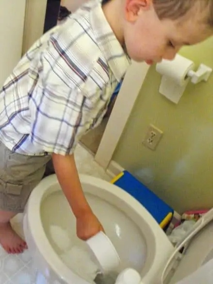 bathroom chores for toddlers