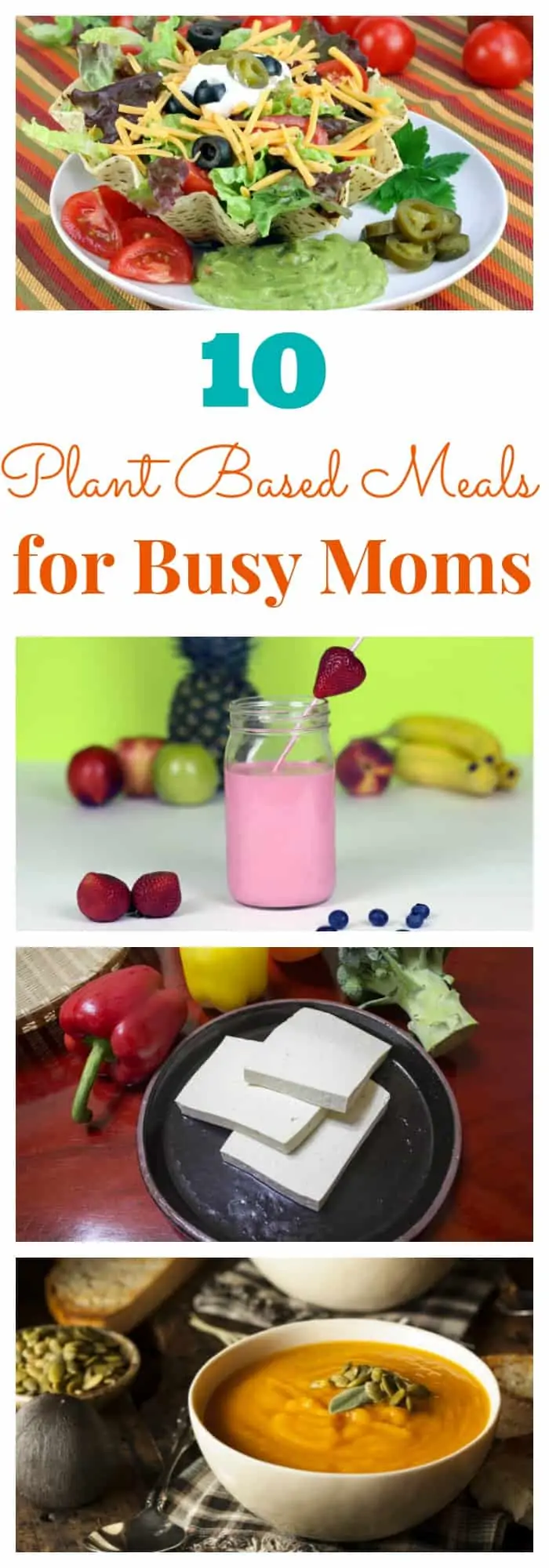 10 Plant Based Meals for Busy Moms