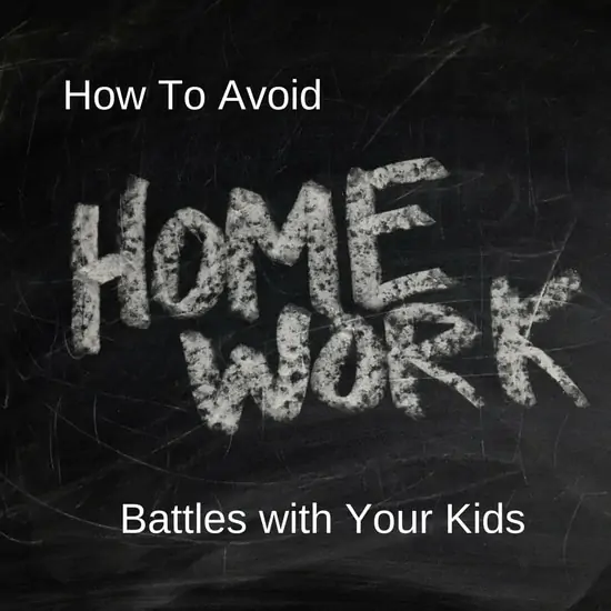 avoid homework battles