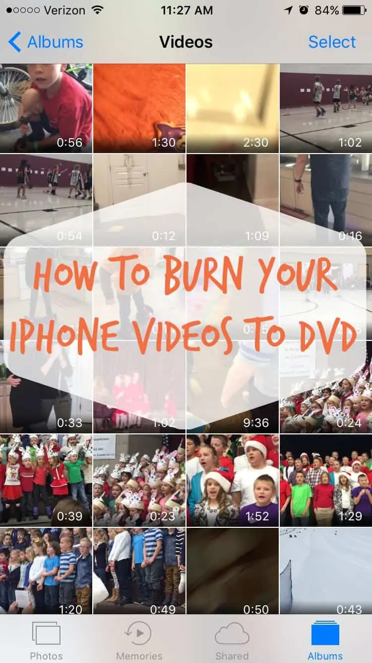 How to burn your iphone videos to dvd