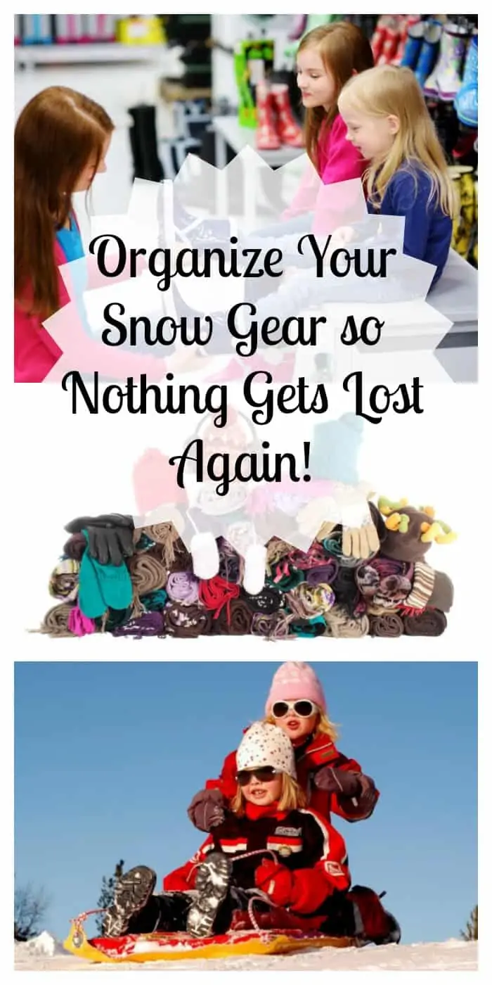 Home organization - organize your snow gear