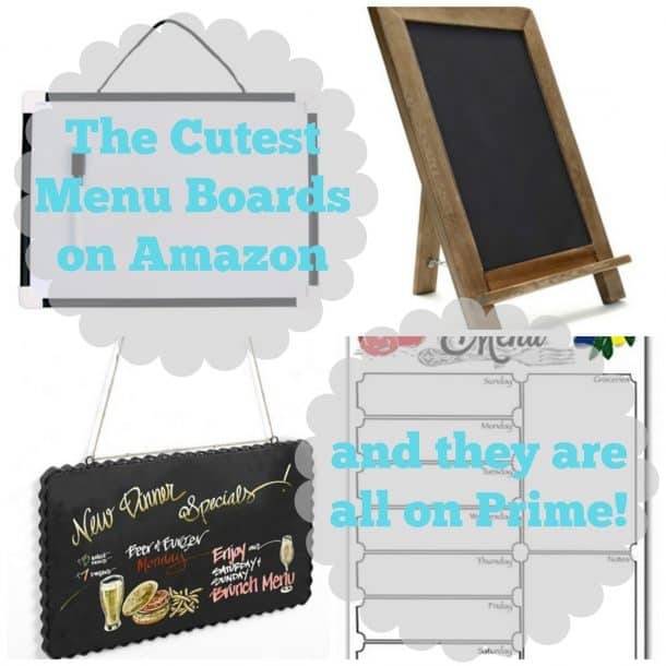 The Cutest Menu Boards on Amazon – The Organized Mom