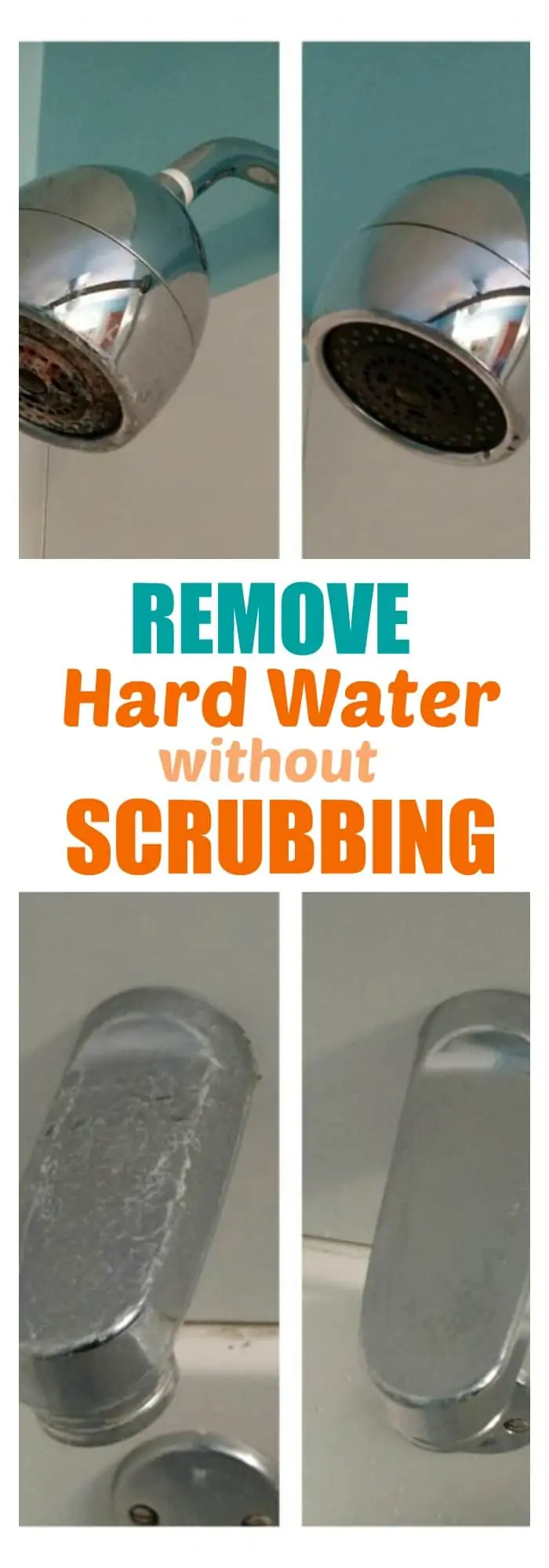 How to Remove Hard Water Build Up from Bathroom Fixtures