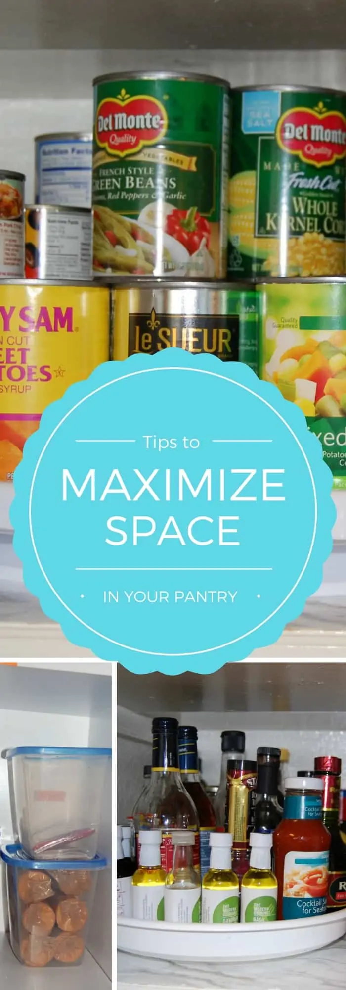 maximize space in your pantry