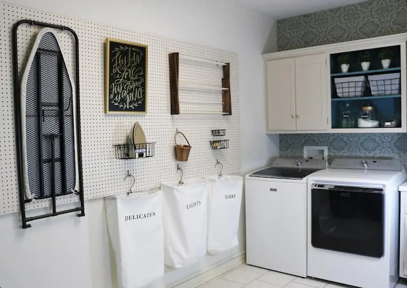 laundry room wall