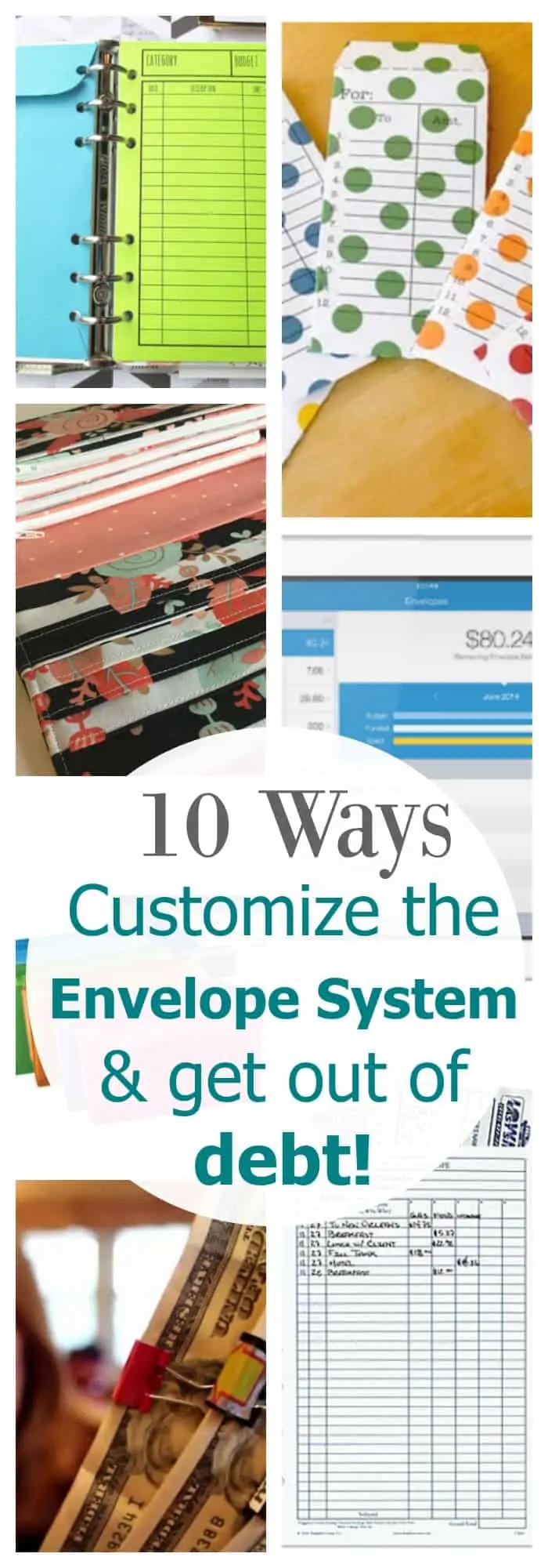 10 Ways to customize the envelope system and get out of debt