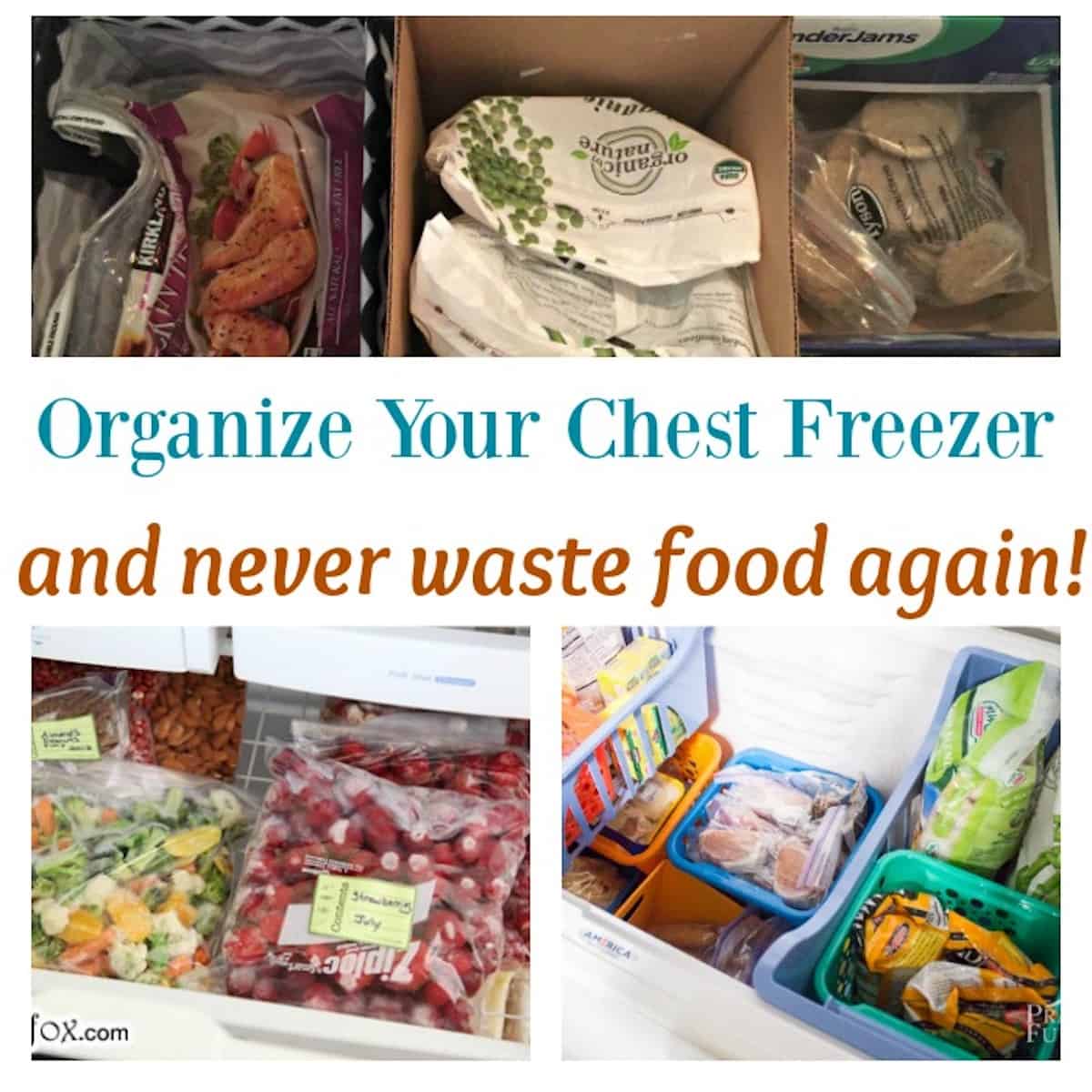 Ideas for Organizing a Chest Freezer- Kitchen Organization  Freezer  organization, Chest freezer organization, Chest freezer storage