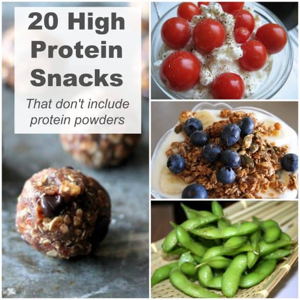 High protein snacks that don't include protein powders