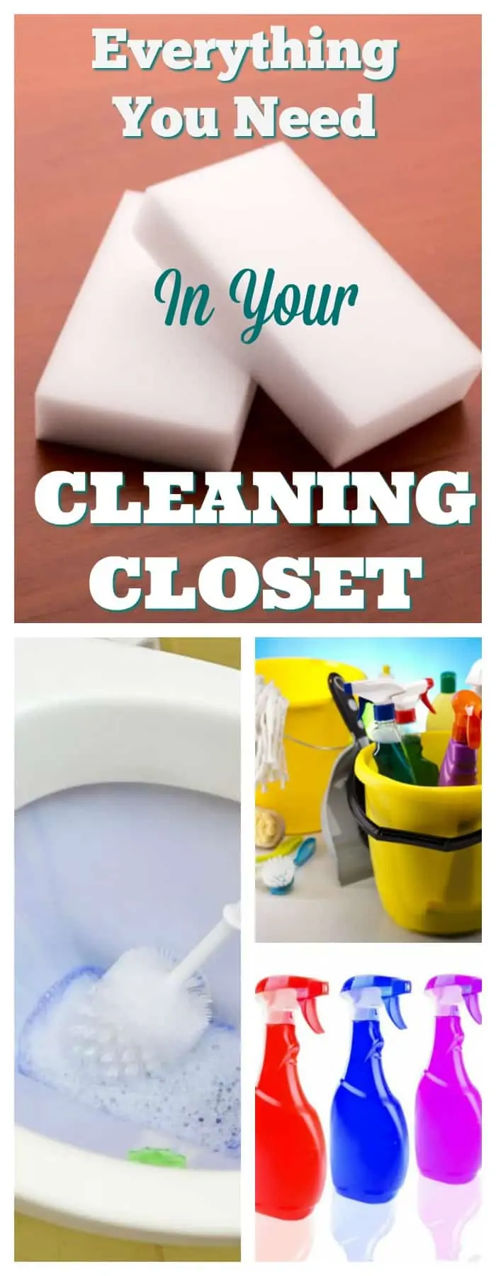 Everything you need in a cleaning closet to clean anything