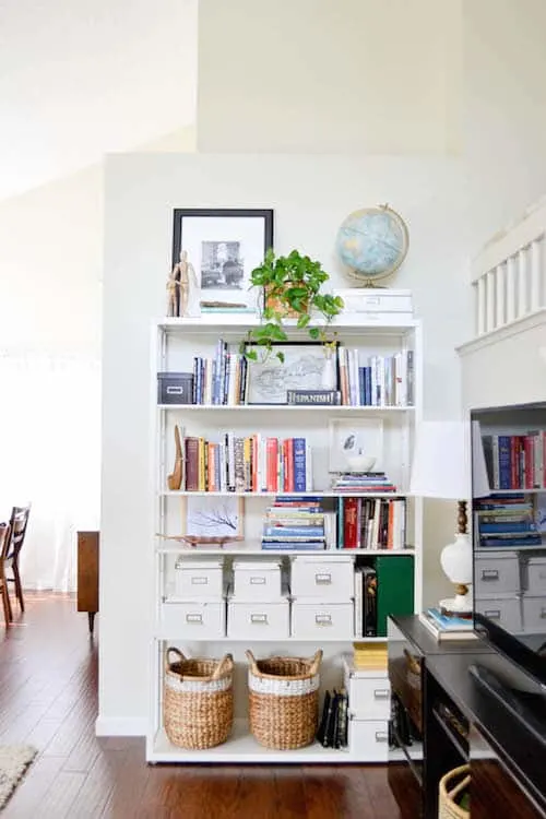 shelving unit, organization, affordable, books