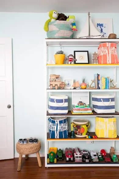 Kids room, toy storage, shelving unit, affordable