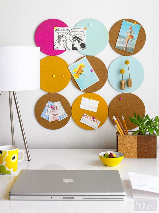 circle cork boards