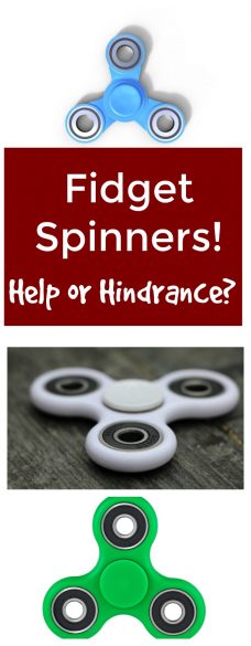 fidget spinners- are they a help or a hindrance