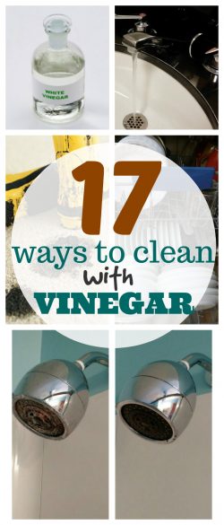 ways to clean with vinegar