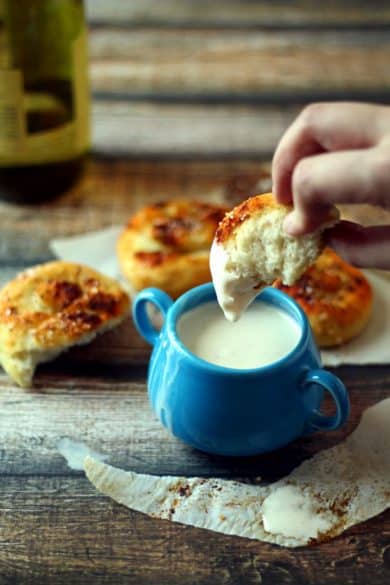 Quick crockpot fondue