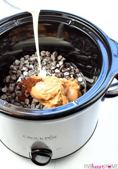 chocolate peanut butter fondue