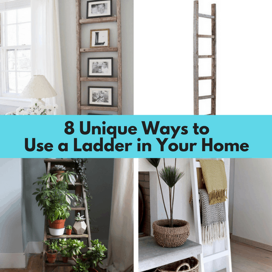 Decorating with a ladder around your home