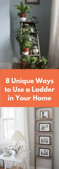 decorating with a ladder