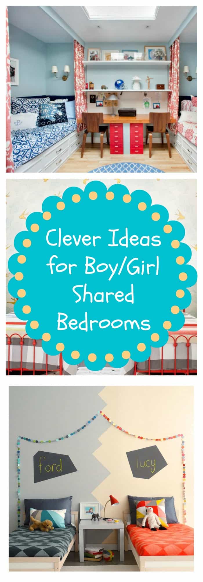 boy and girl shared room